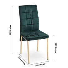Load image into Gallery viewer, High Back Nordic Dining Chair Modern Chair With Color Legs

