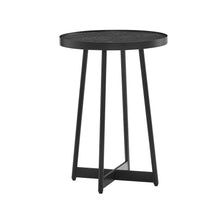 Load image into Gallery viewer, Ranlo - Round Accent Table With Geometric Legs - Black
