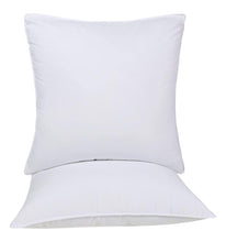Load image into Gallery viewer, Microfiber Down Alternative Medium Hypoallergenic Bed Pillows (Set of 2) - European
