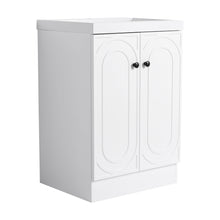 Load image into Gallery viewer, Contemporary Freestanding Bathroom Vanity With Resin Sink &amp; Soft-Close Cabinet Doors
