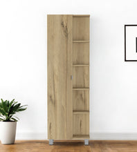 Load image into Gallery viewer, 62" Wood Pantry Or Storage Closet - Oak
