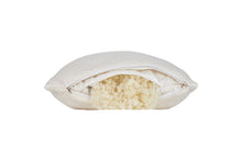 Load image into Gallery viewer, Cotton Wool Hypoallergenic Ergonomic Bed Pillow - Queen
