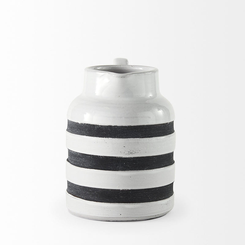 Cylinder Urns Jars (392202) - Blue / White