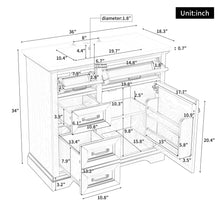 Load image into Gallery viewer, Modern Bathroom Vanity With Sink Top, 4 Drawers And 1 Soft-Close Door
