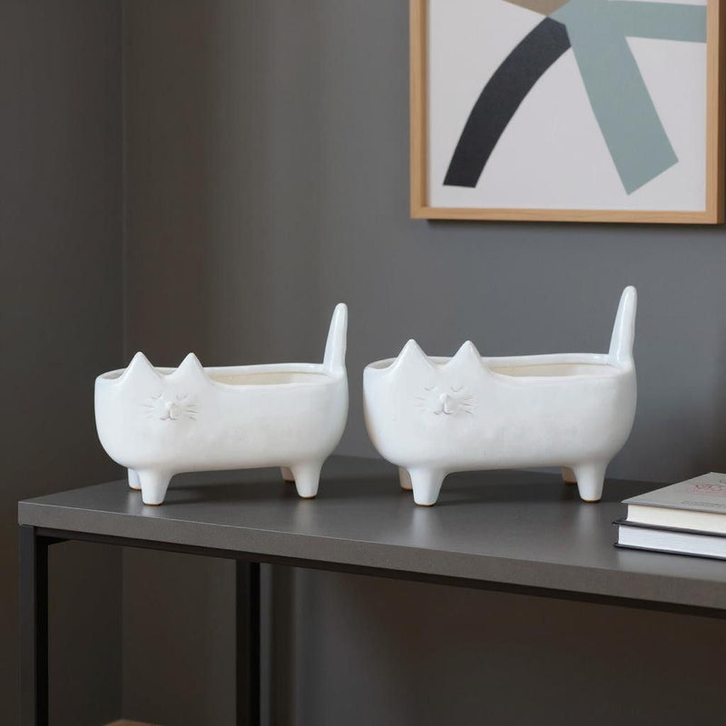 Statue Planters (Set of 2) - White