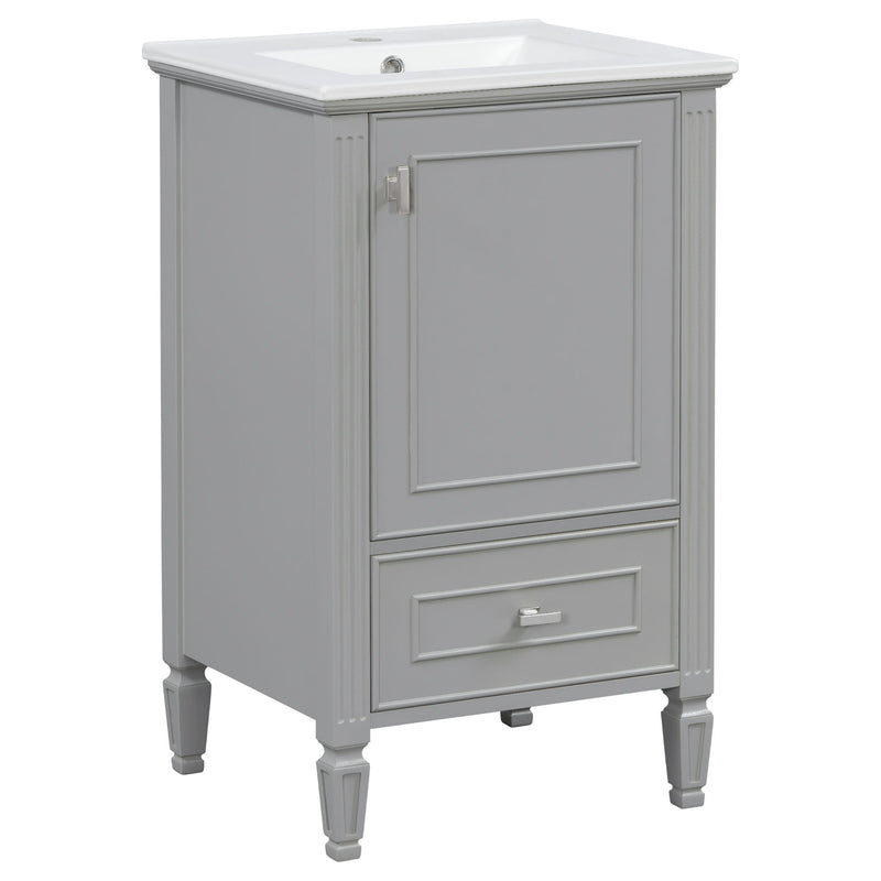 Retro Bathroom Vanity With Sink