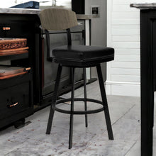 Load image into Gallery viewer, 36" Iron Counter Height Bar Chair - Black
