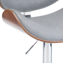 Load image into Gallery viewer, Marana - Multifunctional Handcrafted Bentwood Adjustable Swivel Bar Stool
