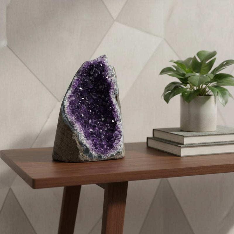 5'' Glass Crystal - Purple
