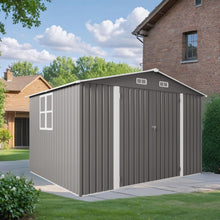 Load image into Gallery viewer, Large Outdoor Storage Shed With Lockable Door, Air Vent
