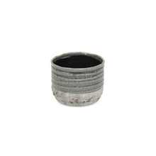 Load image into Gallery viewer, Two Toned Round Pot Planter (487422) - Gray
