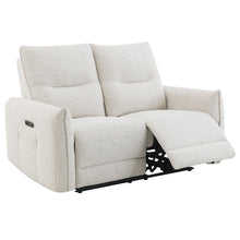 Load image into Gallery viewer, Lalisa - Power Motion Loveseat With USB Port - Cream Chenille
