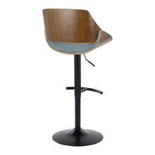 Load image into Gallery viewer, Fabrizzi - Mid Century Modern Adjustable BarStool With Rounded T Footrest (Set of 2)
