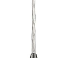 Load image into Gallery viewer, Narrow Hanging Light With Glass Studs - Silver
