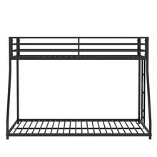 Load image into Gallery viewer, Adam Twin Over Full Metal Bunk, Black
