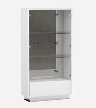 Load image into Gallery viewer, Display Stand With One drawer - Silver And White
