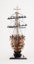 Load image into Gallery viewer, HMS Victory Bow Section Hand Painted Decorative Boat - Brown
