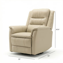Load image into Gallery viewer, Swivel Recliner With Manual Adjustable Footrest
