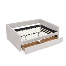 Load image into Gallery viewer, Upholstered Queen Daybed With 2 Drawers
