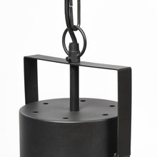 Load image into Gallery viewer, Lantern Metal Dimmable Ceiling Light With Black Shades - Black
