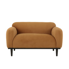 Load image into Gallery viewer, Sway - Upholstered Loveseat With Wood Legs And Round Arms
