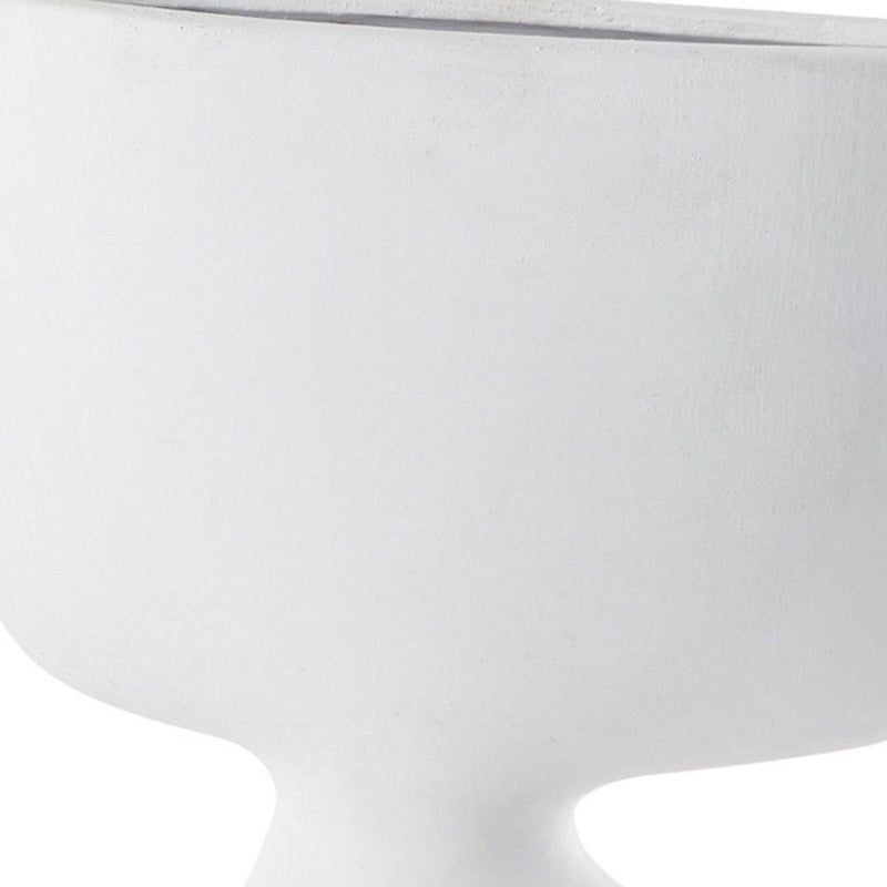 Sculptural Table Vase - White