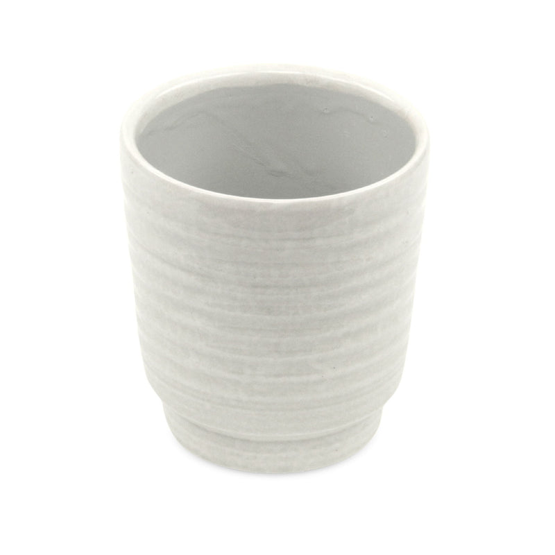 Round Pot Planter (487404) - White