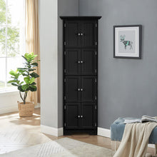 Load image into Gallery viewer, Tall Storage Cabinet With Doors And 4 Shelves For Living Room, Kitchen, Office, Bedroom, Bathroom, Modern
