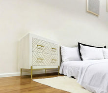 Load image into Gallery viewer, 28" Two Drawer Nightstand - White
