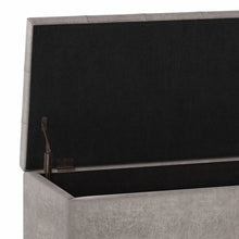 Load image into Gallery viewer, Cosmopolitan - Upholstered Storage Ottoman
