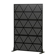 Load image into Gallery viewer, Three Panel Screen Room Divider (720170) - Black
