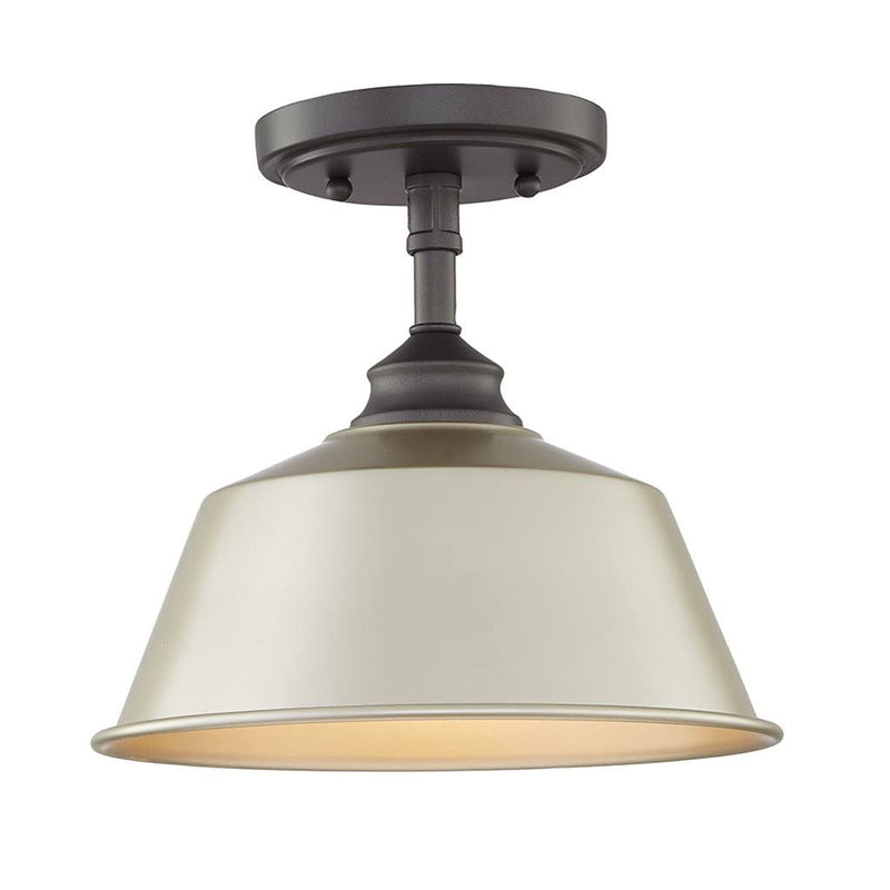 Kitchen Island Metal Dimmable Flush Chandelier With Shades - Gray