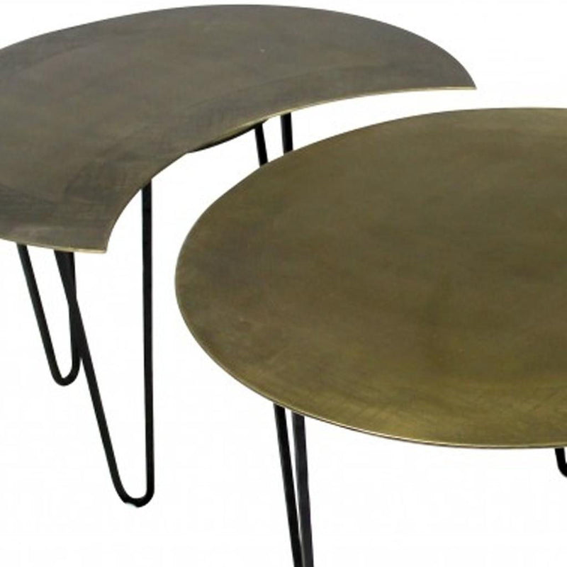 Bohemian Cocktail Table Set (Set of 4) - Gold