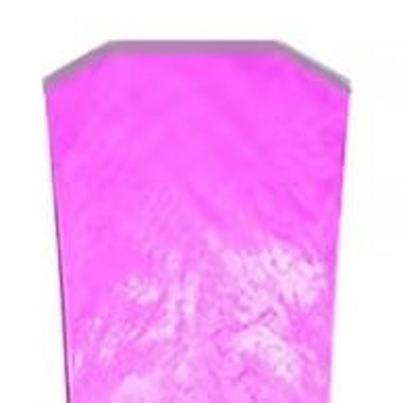Color Changing LED White Column Smart Floor Lamp With Fabric Shade - White
