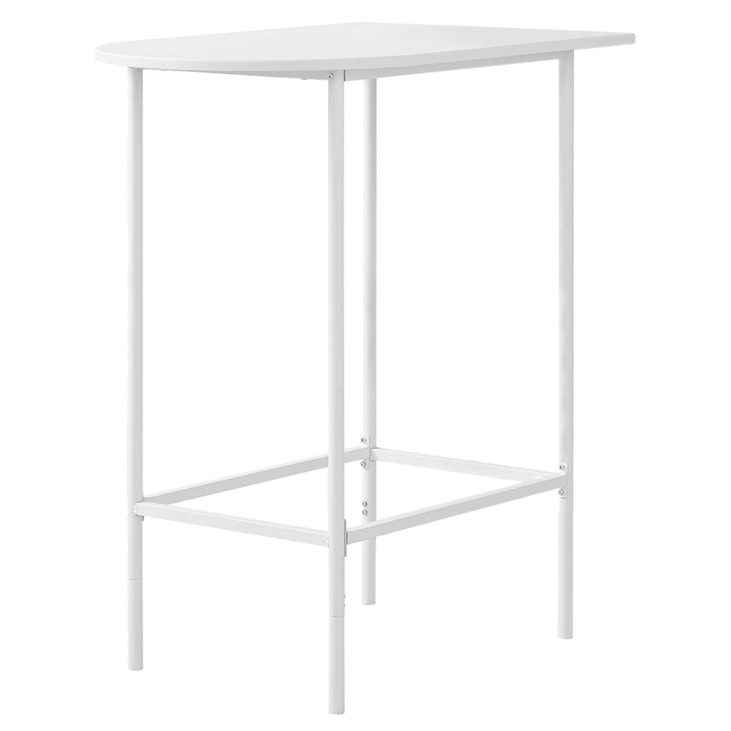 Free Form Manufactured Wood Bar Table - White