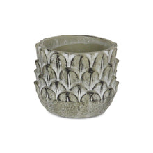 Load image into Gallery viewer, Leaf Round Pot Planter - Black / Gray
