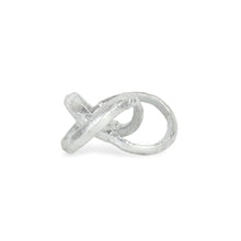 Load image into Gallery viewer, Modern Abstract Infinity Knot Tabletop Sculpture - Silver
