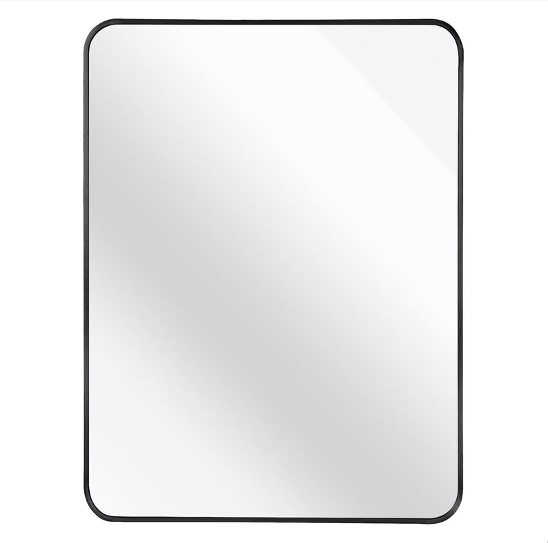Aluminum Framed Bathroom Vanity Mirror (756087) - Black