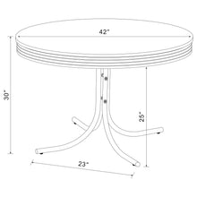 Load image into Gallery viewer, Marla - 5 Piece Dining Set With Round Table And Upholstered Chairs - White
