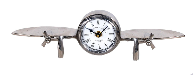 Novelty Analog Wall Clock - Nickel