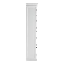 Load image into Gallery viewer, Solid Wood Frame Standard Accent Cabinet With Six Shelves - White
