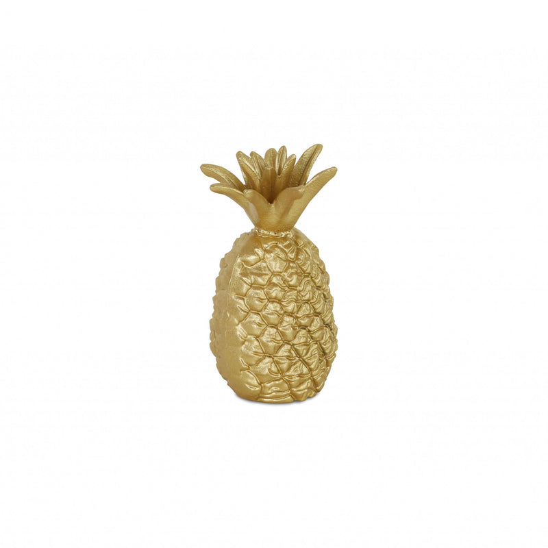 Pineapple Hand Painted Sculpture (483227) - Gold