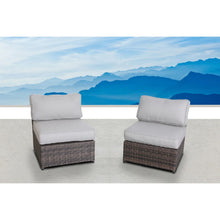 Load image into Gallery viewer, Armless Patio Chair With Cushions
