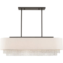 Load image into Gallery viewer, 21" Five Light Dimmable Chandelier With Shades - Bronze
