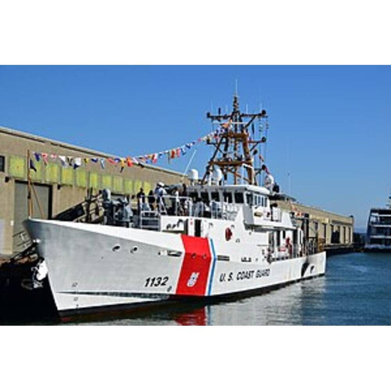Hand Painted Model Boat (624359) - White