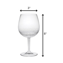 Load image into Gallery viewer, Tritan - Leadingware Unbreakable Wine Glass Set With Hammer Design Bpa Free Plastic, 22Oz - Clear
