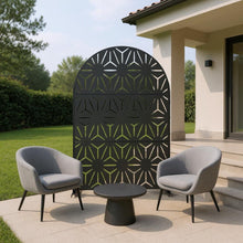 Load image into Gallery viewer, Three Panel Screen Room Divider (720111) - Black
