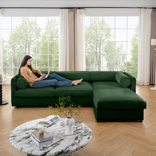 Load image into Gallery viewer, Contemporary Elegant Sofa With Storage And Ottoman
