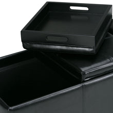 Load image into Gallery viewer, Avalon - Upholstered Storage Ottoman
