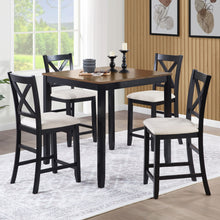 Load image into Gallery viewer, 5 Piece Counter Height Dining Table Set With 4 Chairs
